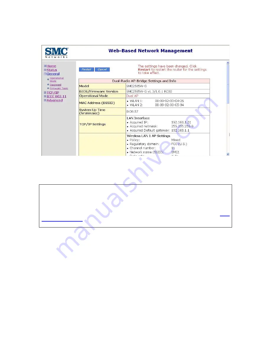 SMC Networks 2585W-G FICHE Скачать руководство пользователя страница 25