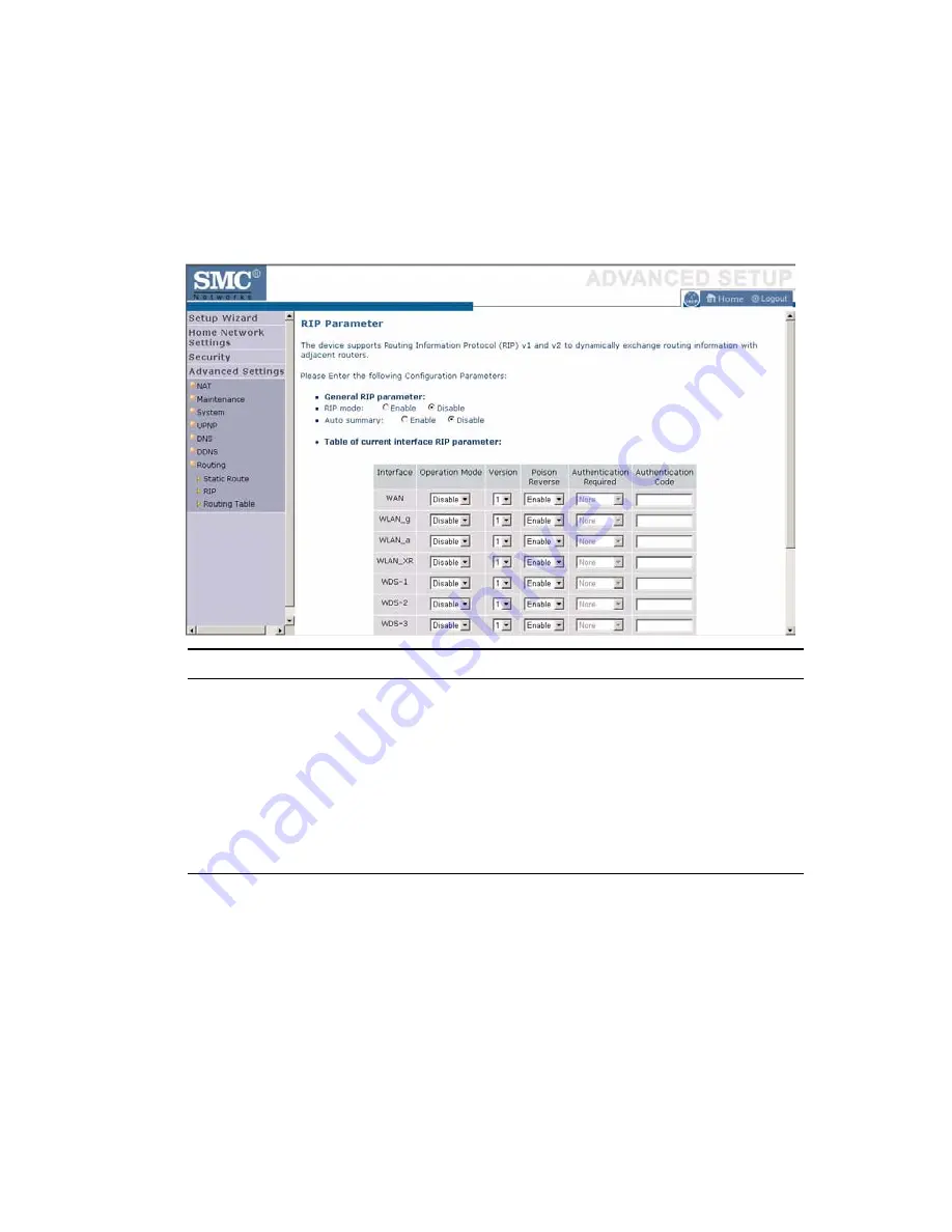 SMC Networks barricade SMCWBR14-G2 Скачать руководство пользователя страница 114