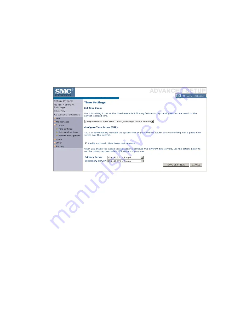 SMC Networks Barricade SMCWBR14T-G User Manual Download Page 109