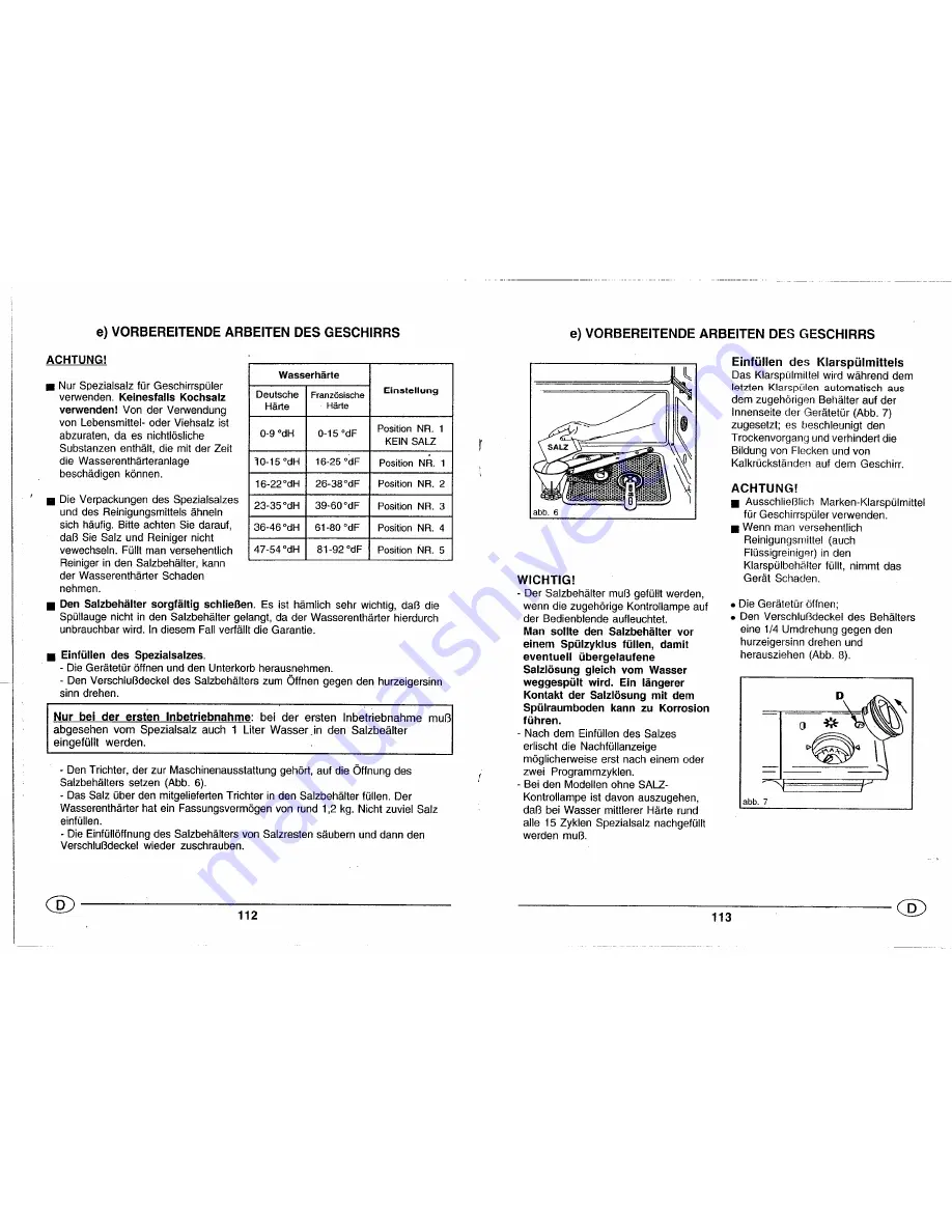 Smeg A445XA (German) Informationen Für Installation Und Gebrauch Download Page 10