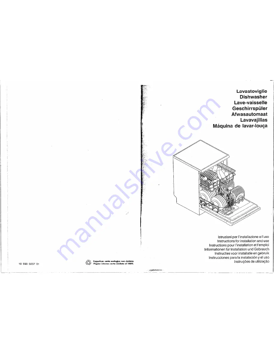 Smeg DDW115 Скачать руководство пользователя страница 1