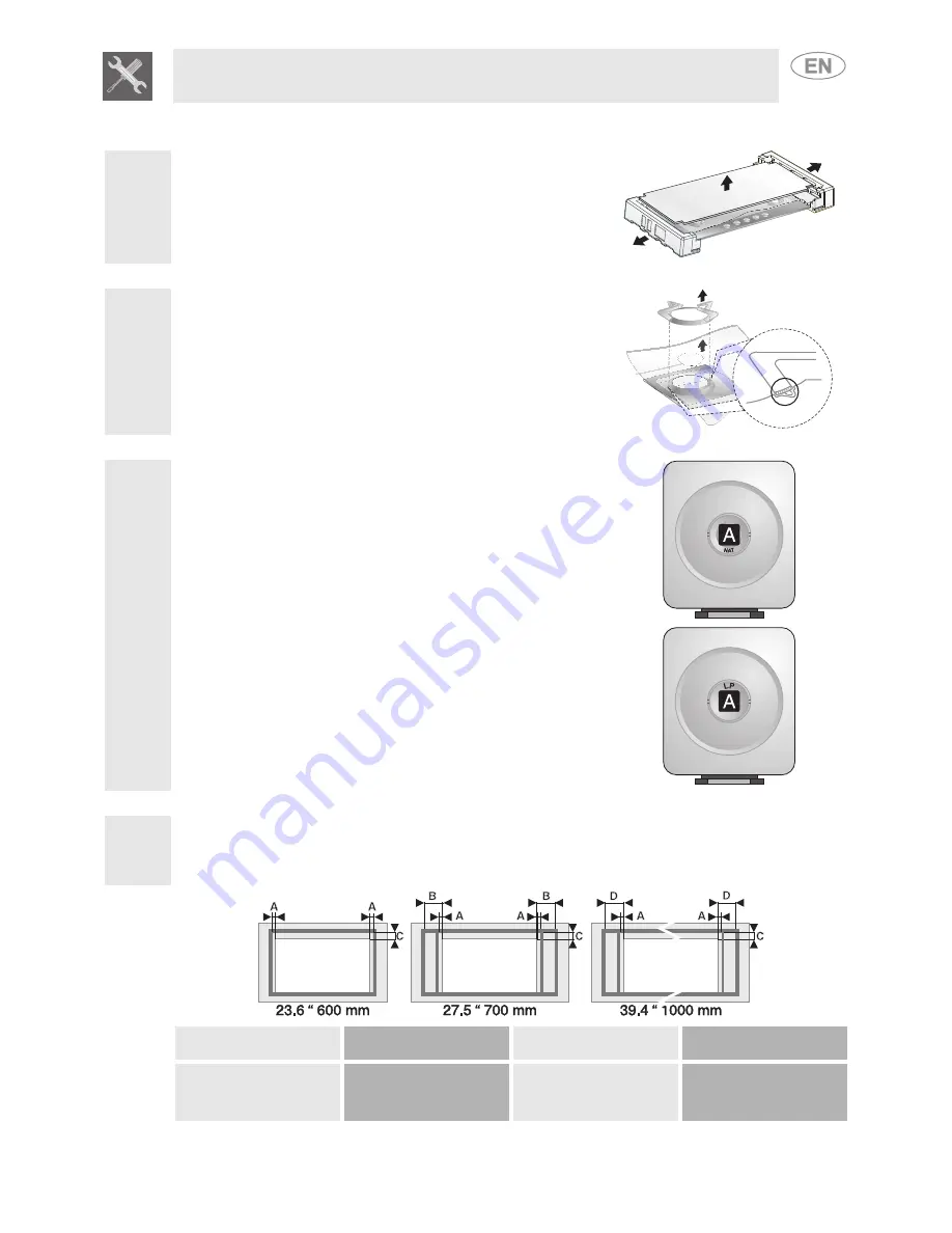 Smeg PU106 Скачать руководство пользователя страница 9