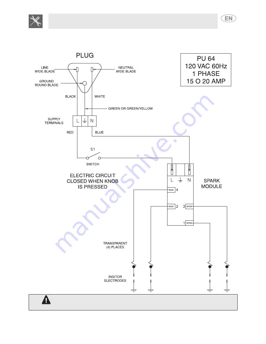 Smeg PU106 Installation Manual Download Page 13