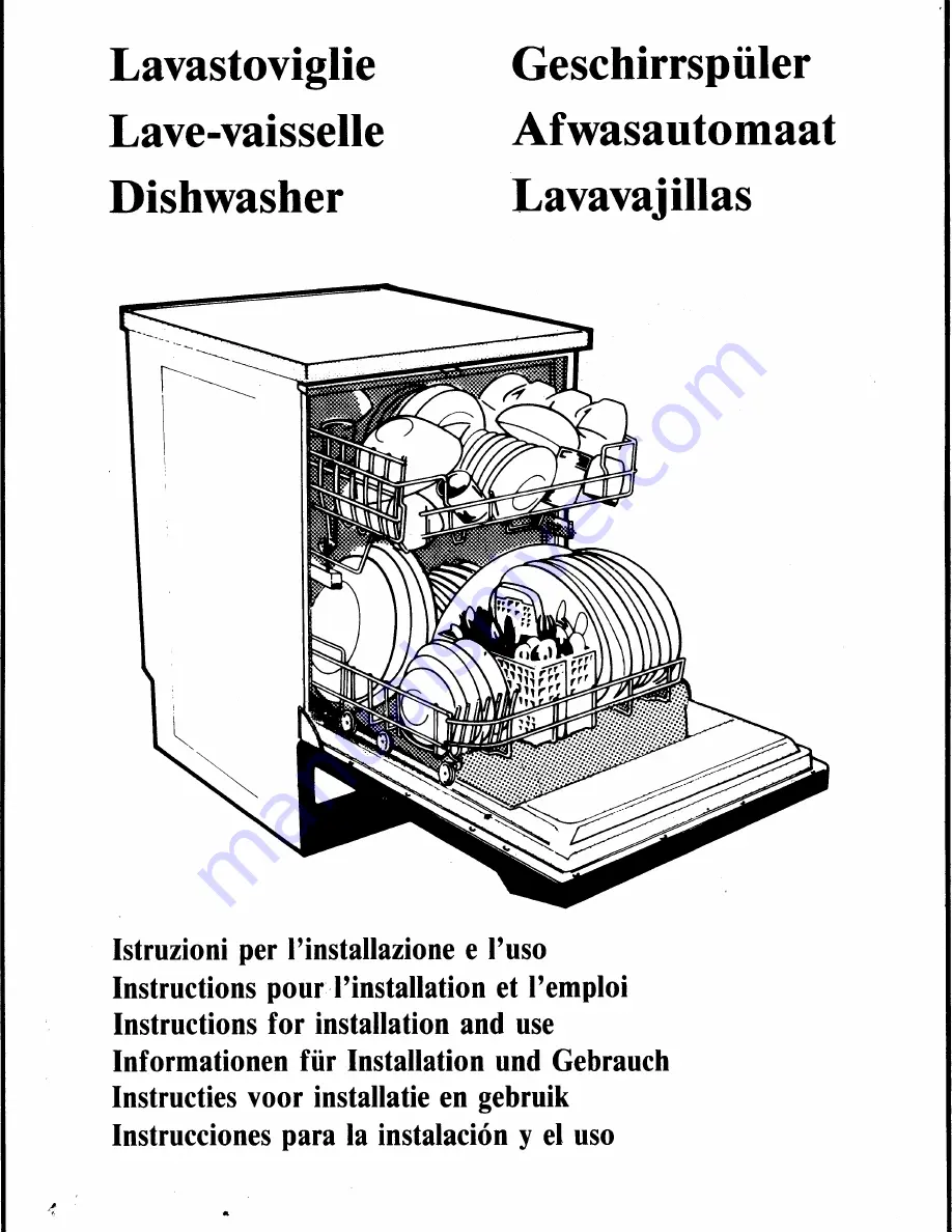 Smeg UK952B Instructions For Installation And Use Manual Download Page 1