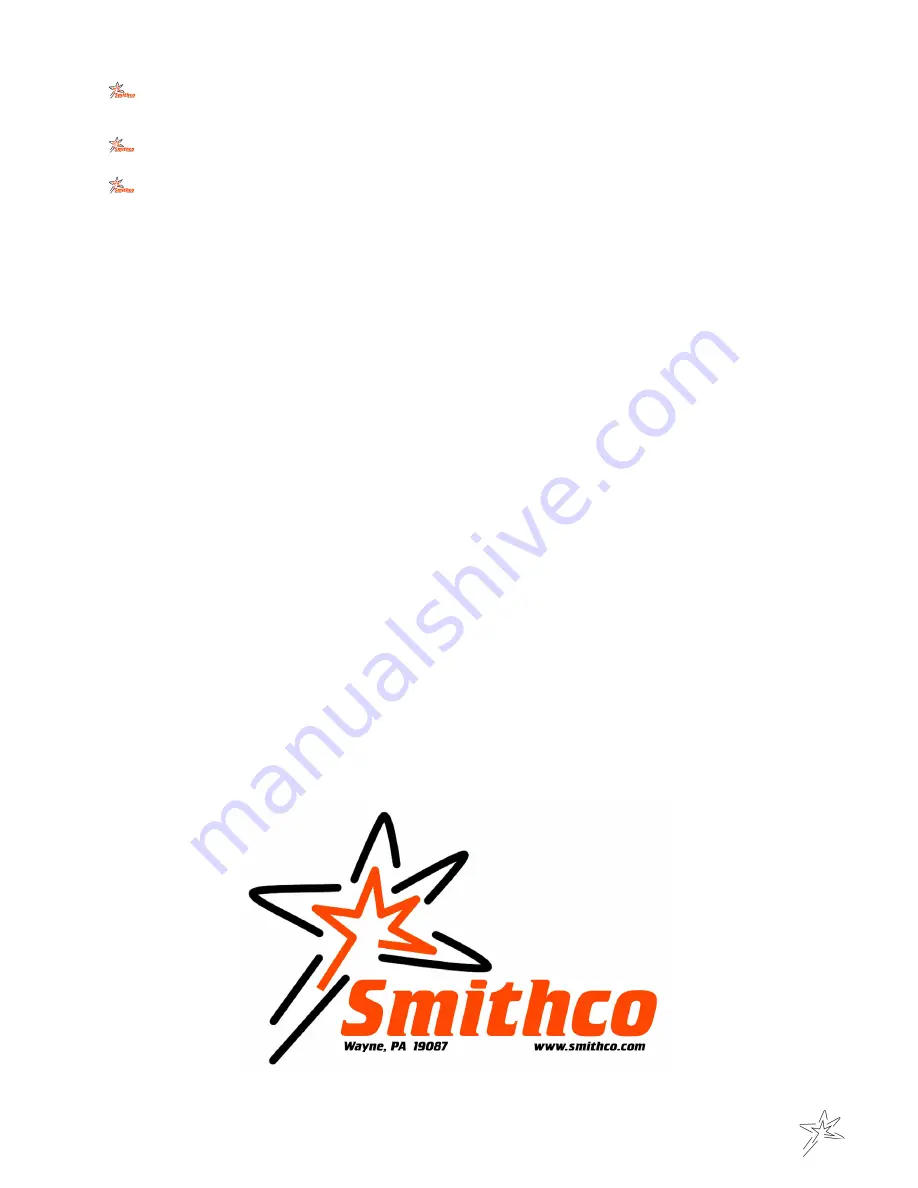 Smithco Sweep Star 60 Operator'S Manual Download Page 40