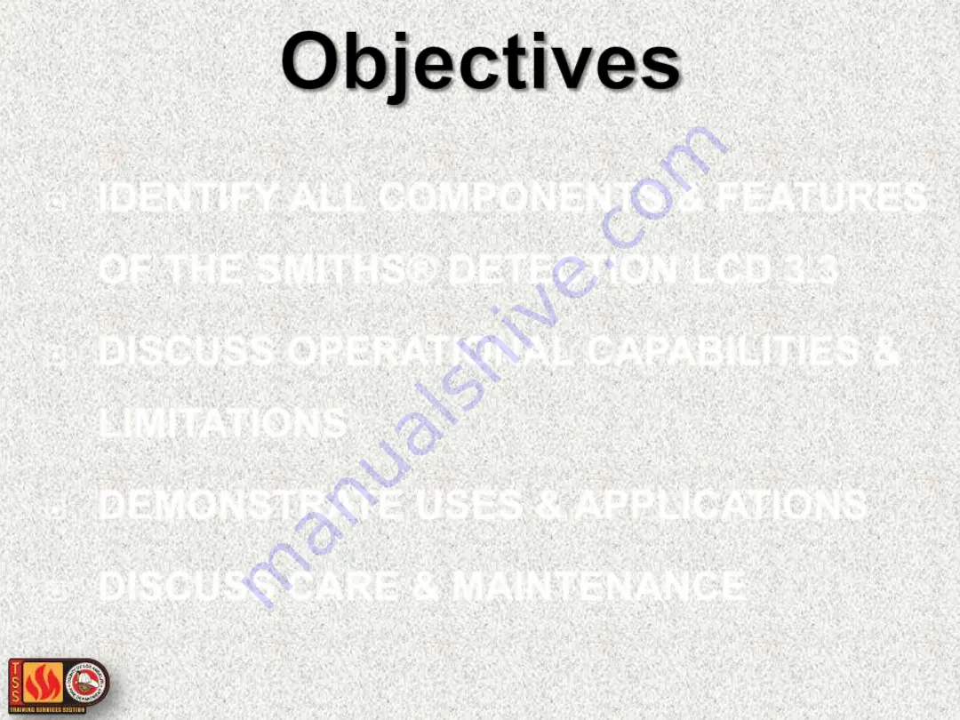 Smiths detection LCD 3.3 Скачать руководство пользователя страница 2