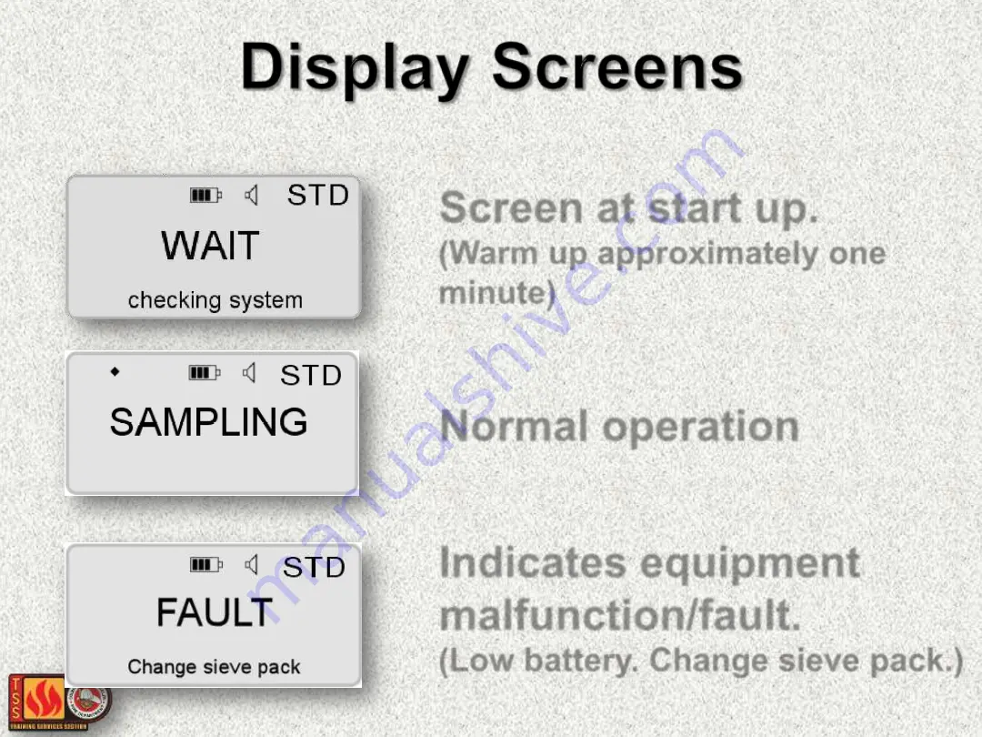 Smiths detection LCD 3.3 Скачать руководство пользователя страница 8