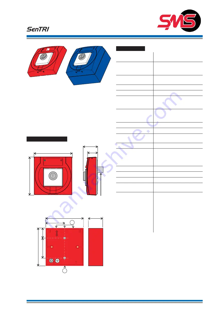 SMS SenTRI Series Data And Installation Download Page 1