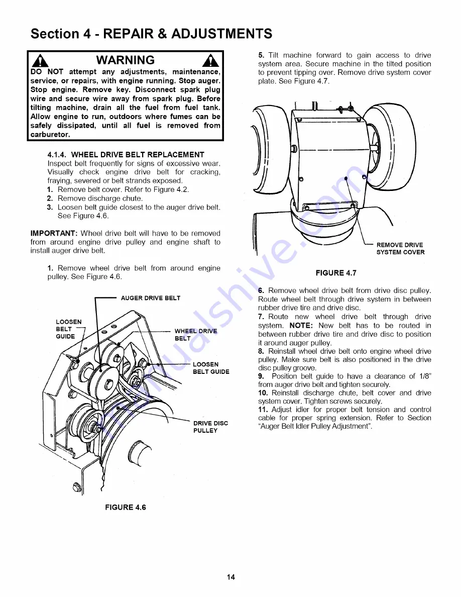 Snapper 155223 Safety Instructions & Operator'S Manual Download Page 34