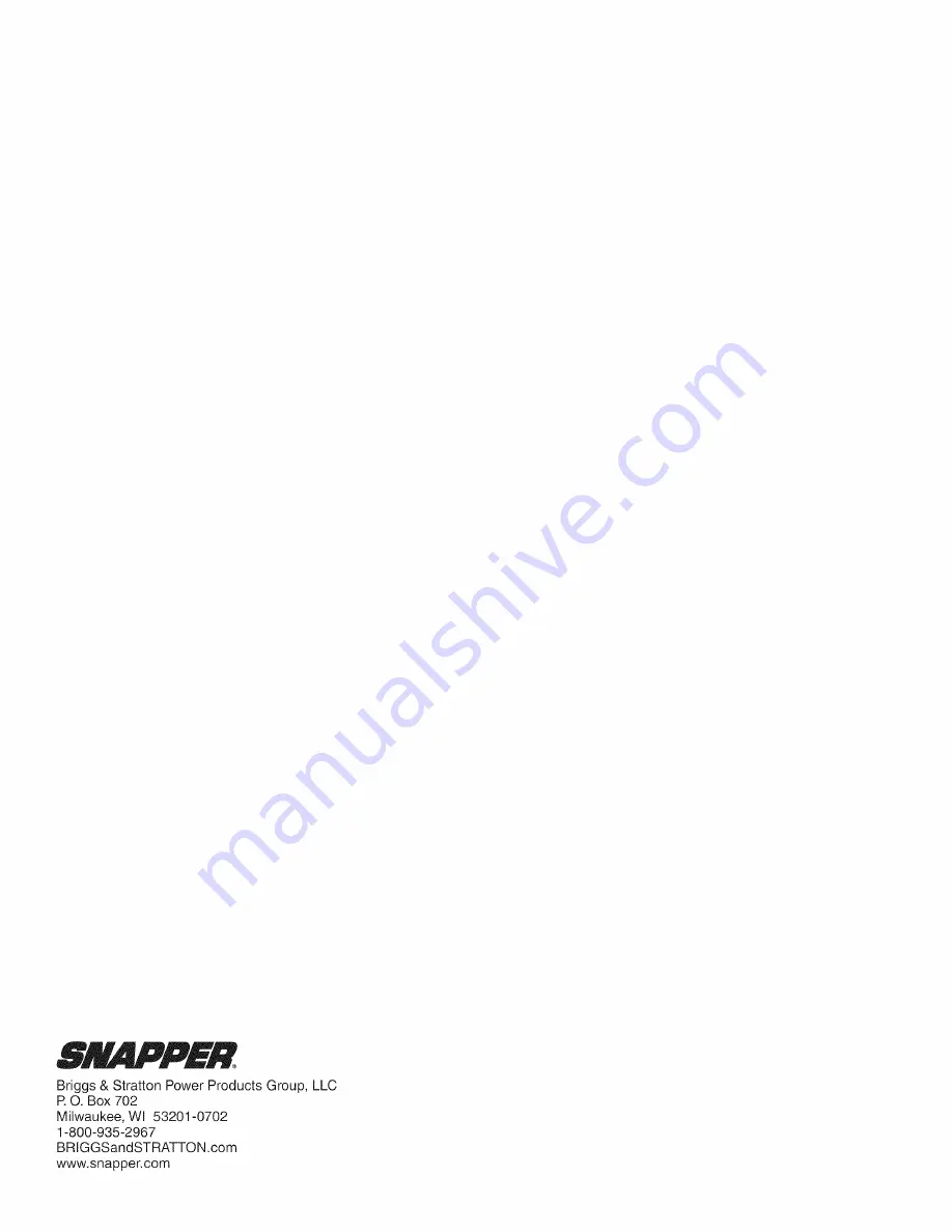 Snapper 1695964 Operator'S Manual Download Page 56