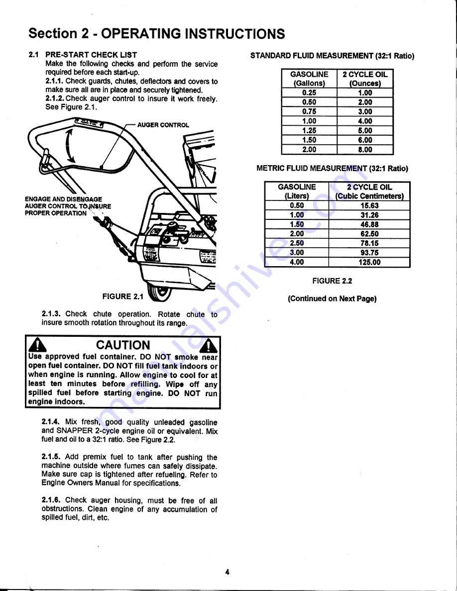 Snapper C3203 Safety Instructions & Operator'S Manual Download Page 4