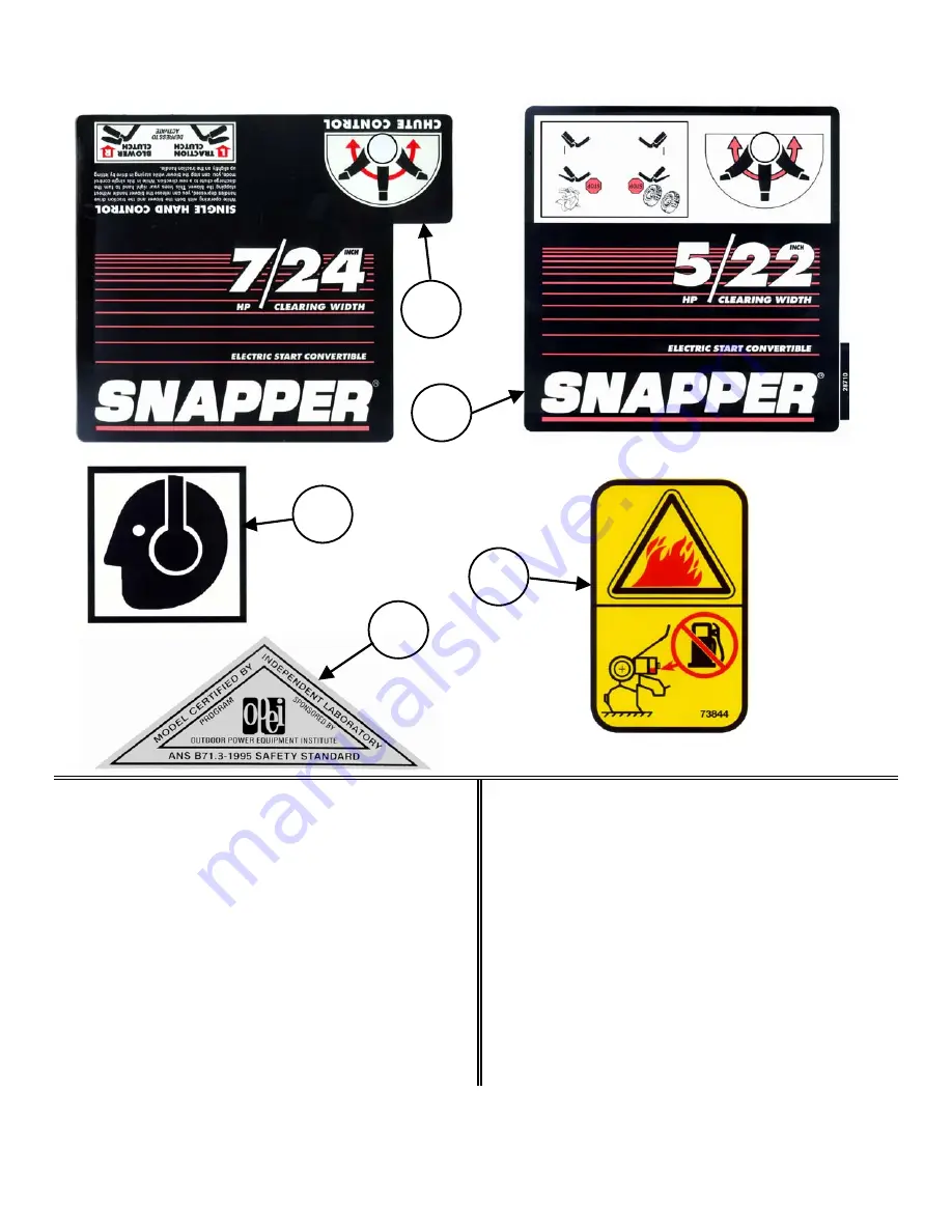 Snapper EI5223 Parts Manual Download Page 23