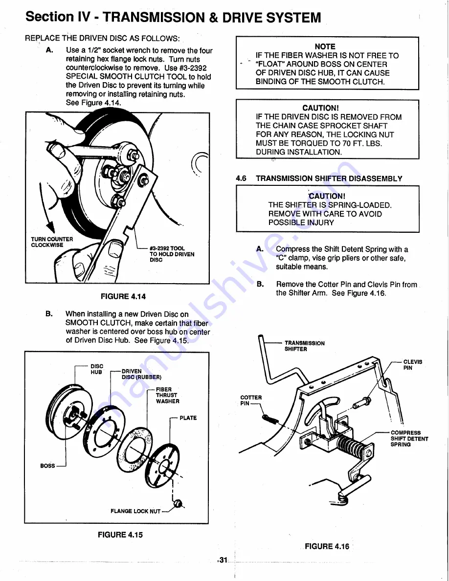 Snapper LTD Series Service Manual Download Page 31