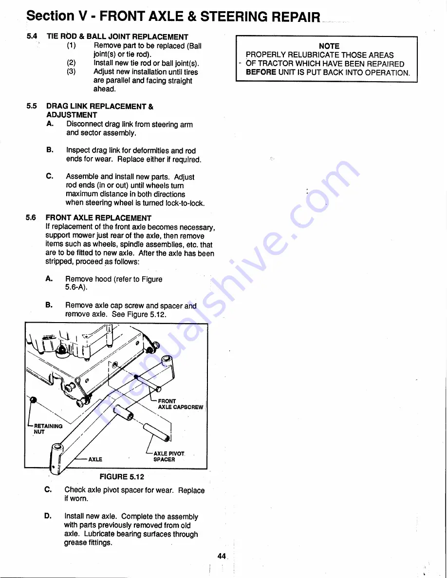 Snapper LTD Series Service Manual Download Page 44