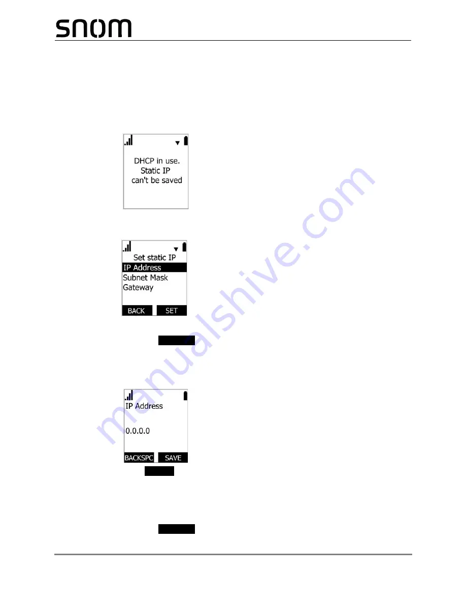 Snom M100 KLE Administrator And Provisioning Manual Download Page 27