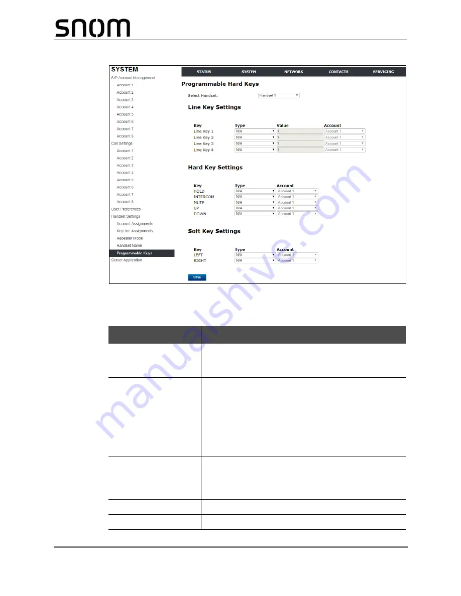 Snom M100 KLE Administrator And Provisioning Manual Download Page 62