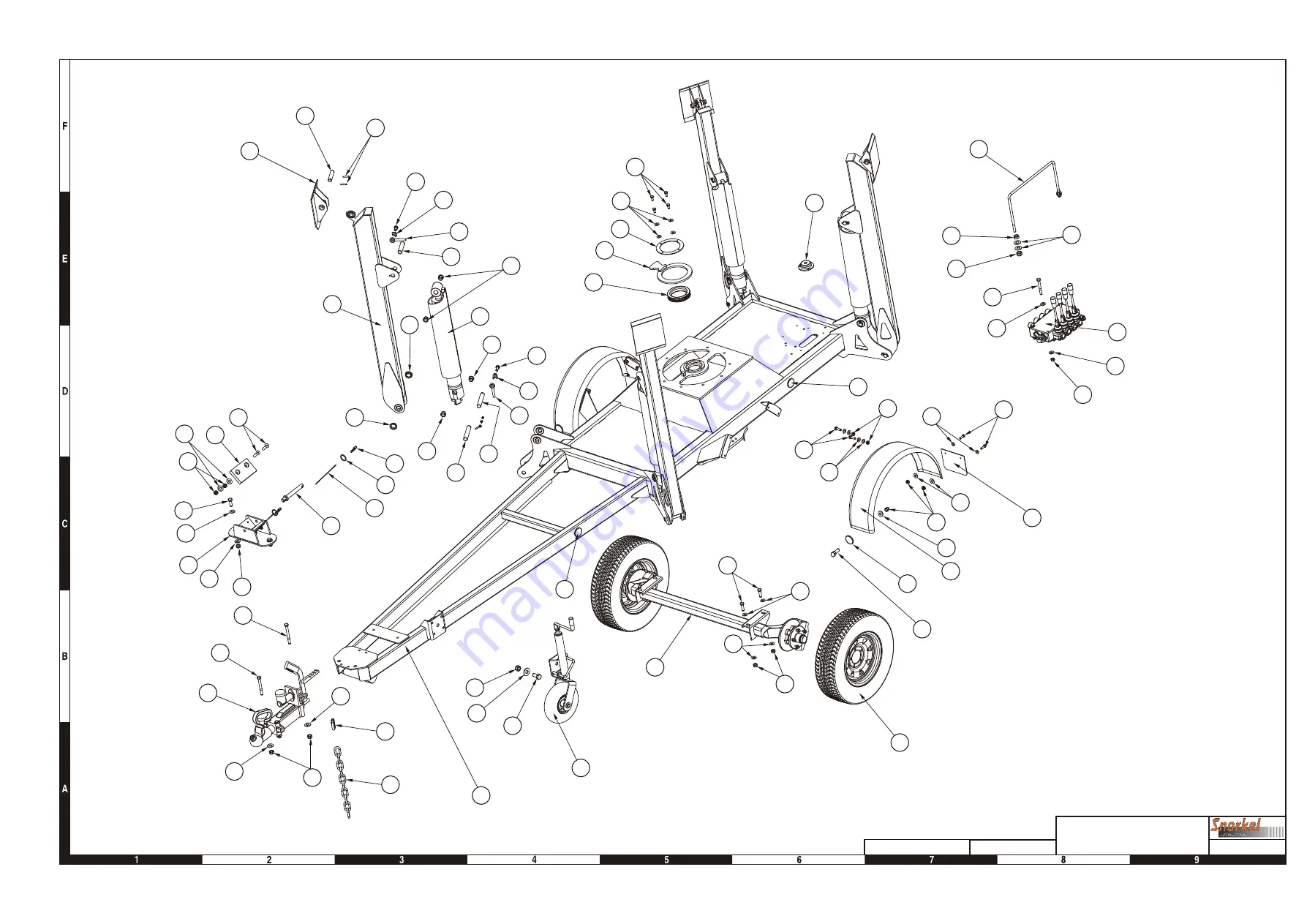 Snorkel MHP1335 Maintenance And Repair Parts Manual Download Page 27