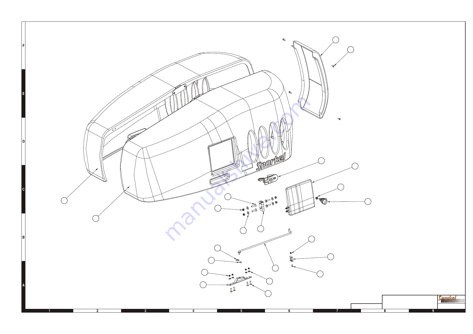 Snorkel MHP1335 Maintenance And Repair Parts Manual Download Page 43