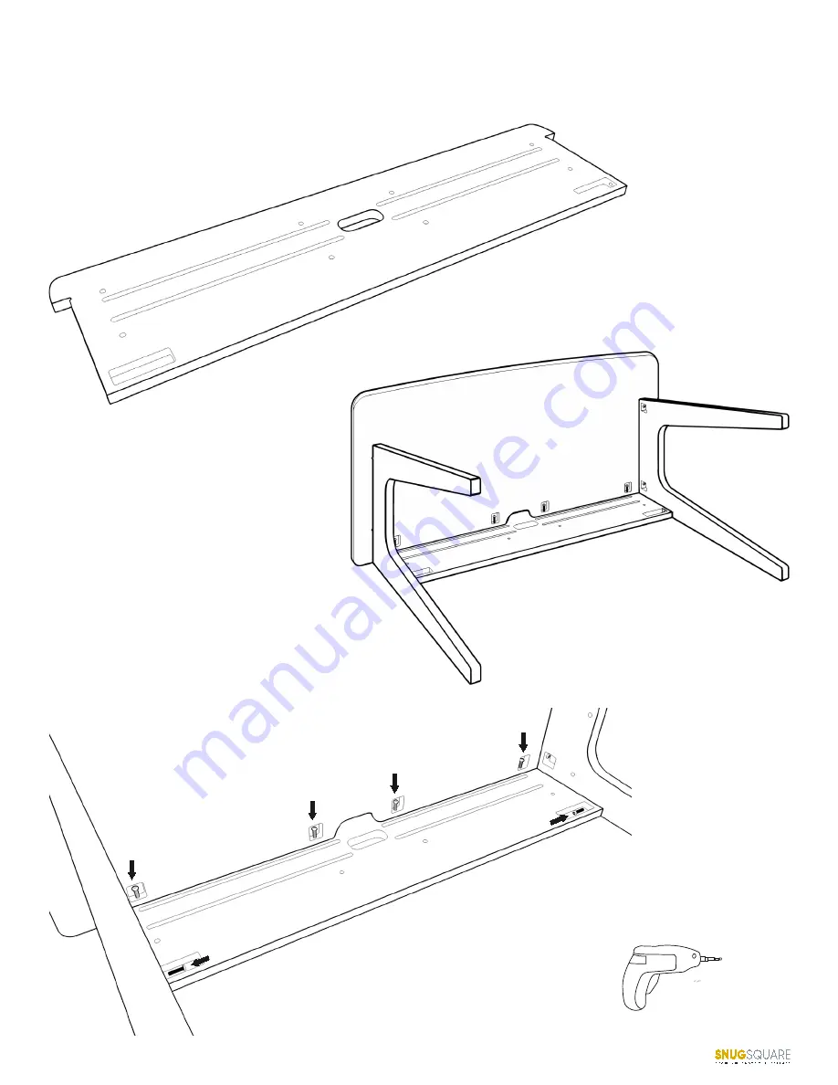 SNUGSQUARE JORN DESK Manual Download Page 6