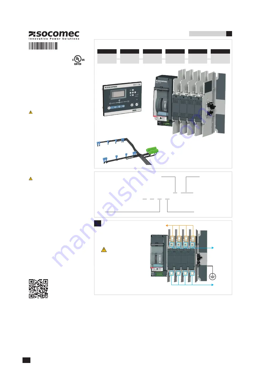 socomec ATyS FT Installation And Operating Manual Download Page 6