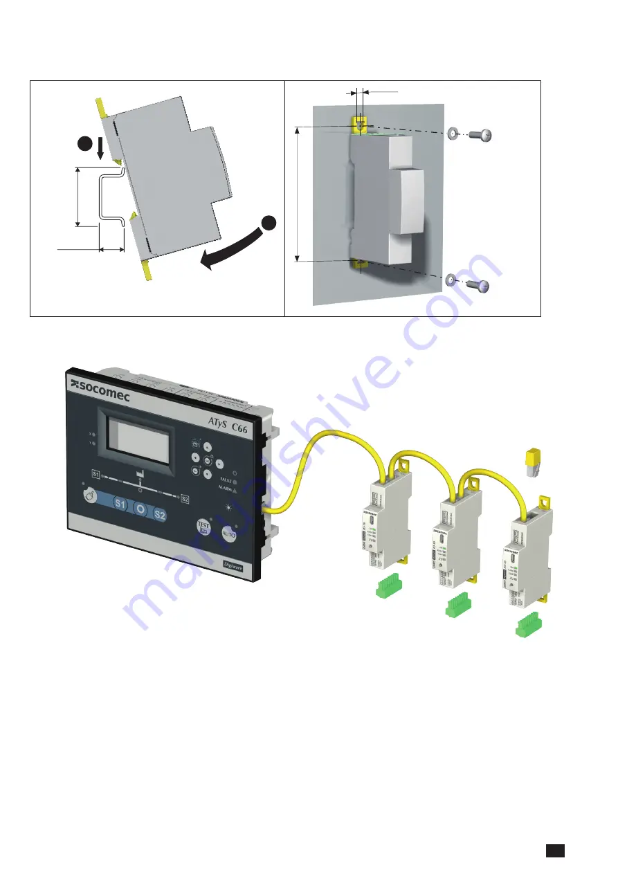 socomec ATyS FT Installation And Operating Manual Download Page 43