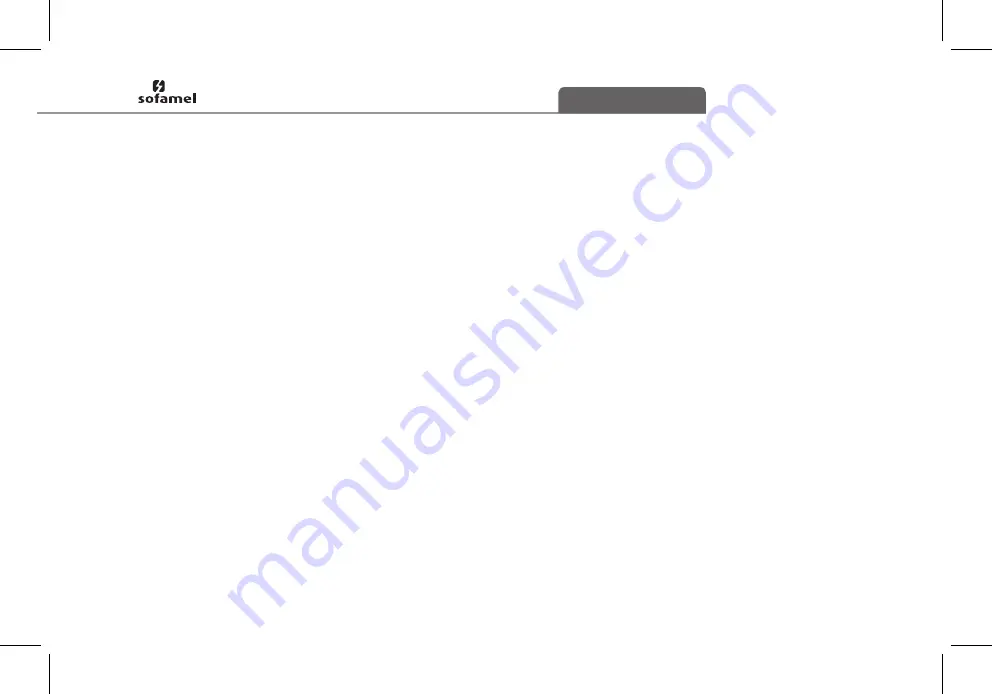 Sofamel 635340 User Manual Download Page 8