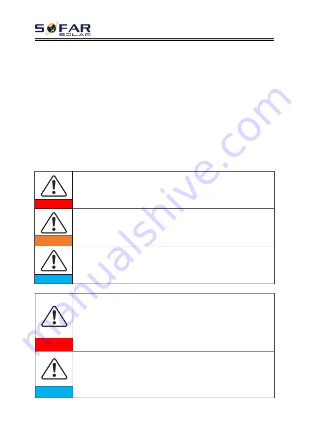 Sofar solar SOFAR 10KTLX-G3 User Manual Download Page 7