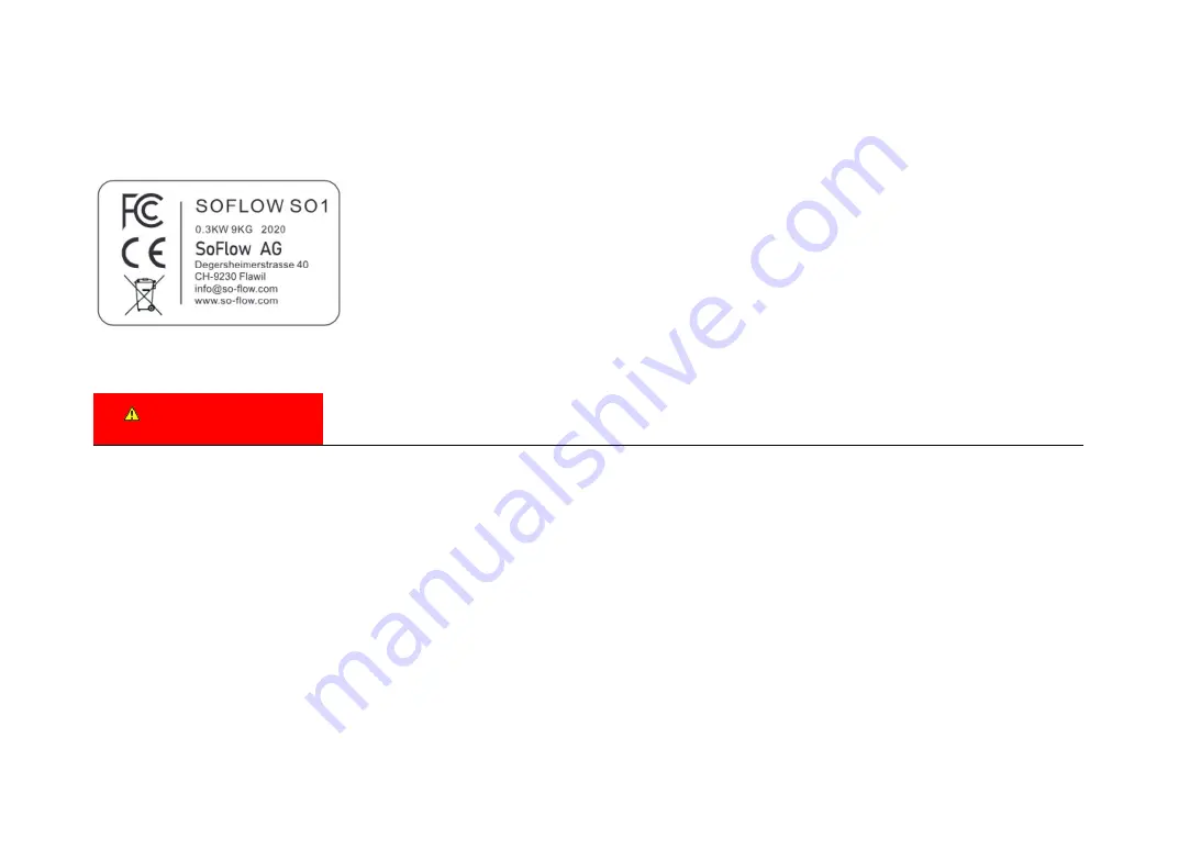 SoFlow SO1 Operating Instructions Manual Download Page 6