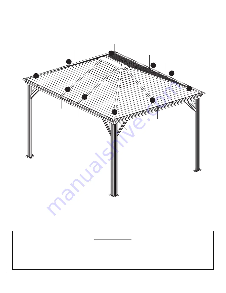 Sojag 500-6159684 Assembly Manual Download Page 31