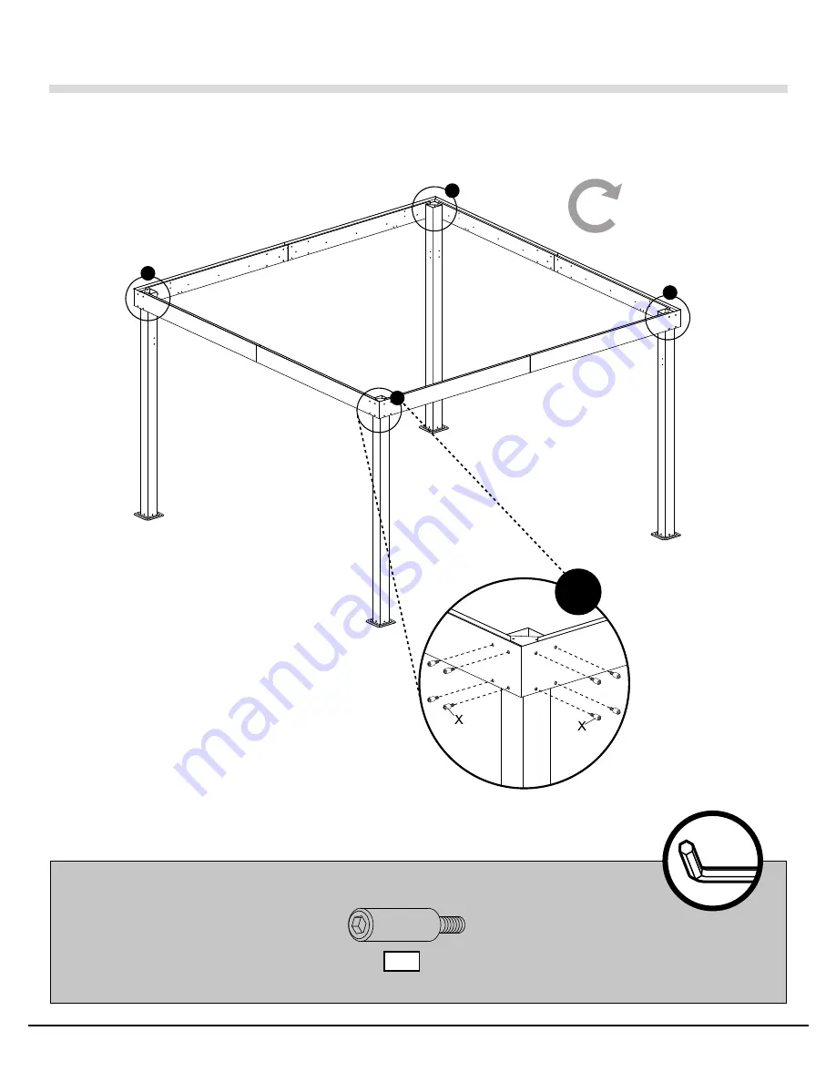 Sojag 500-9166804 Assembly Manual Download Page 8