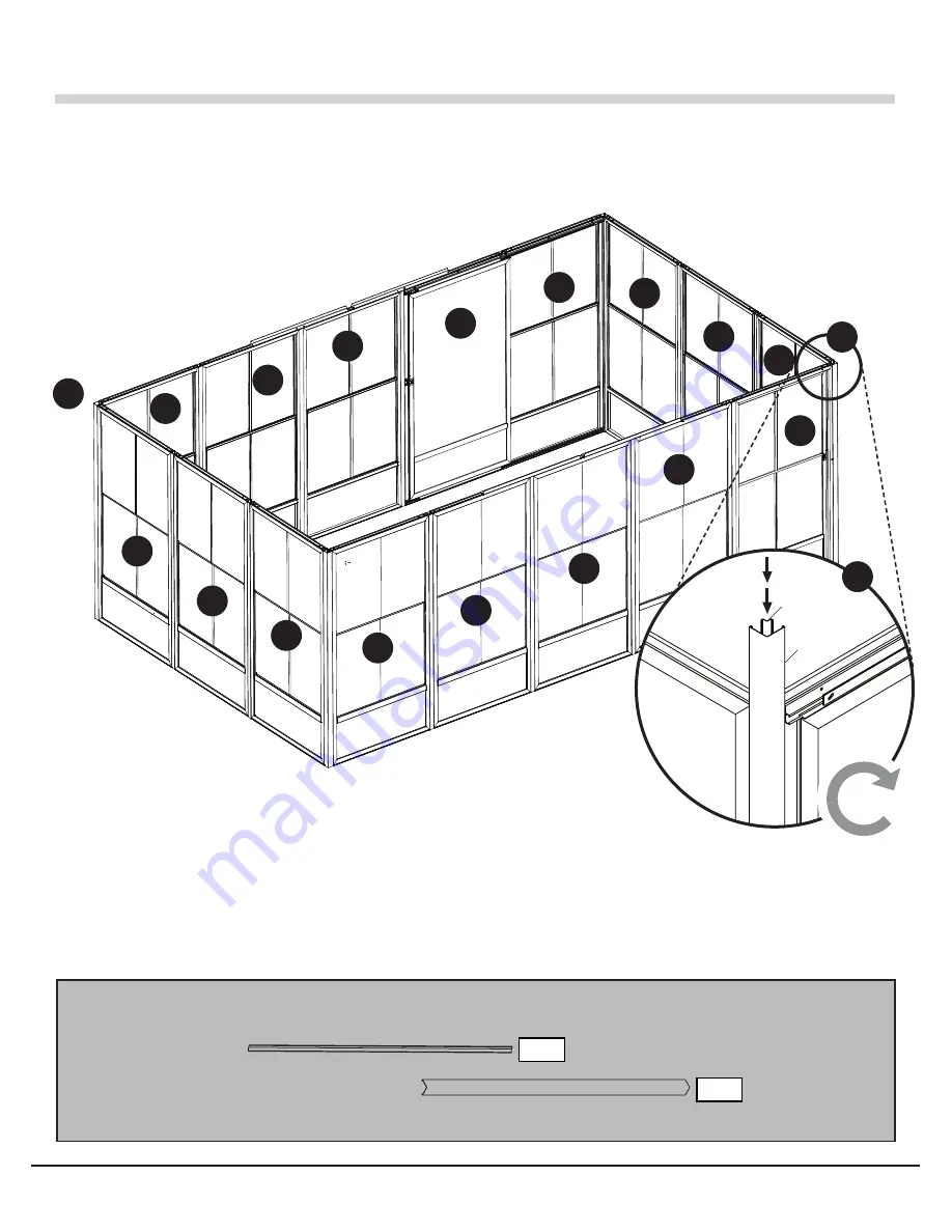 Sojag Romanesque Assembly Manual Download Page 13