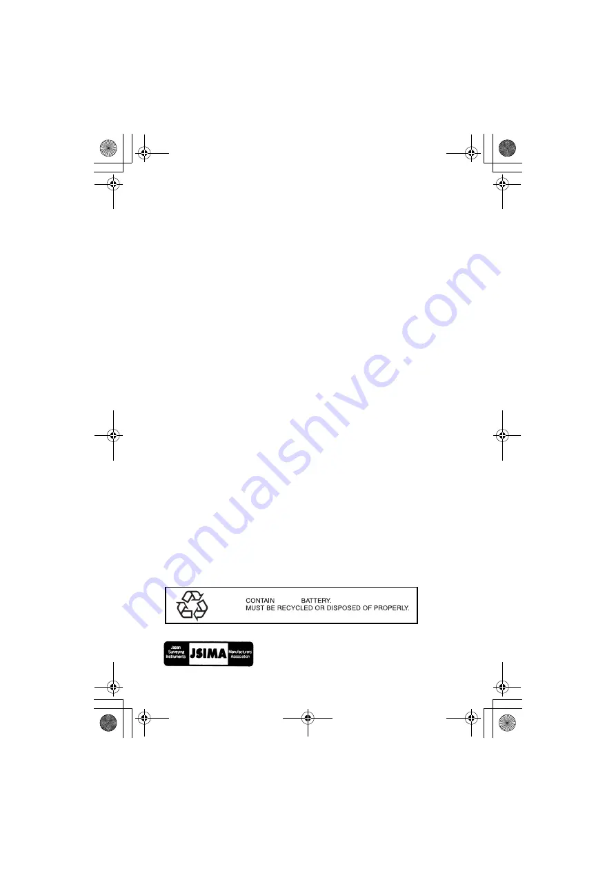 Sokkia 30R Series Operator'S Manual Download Page 2