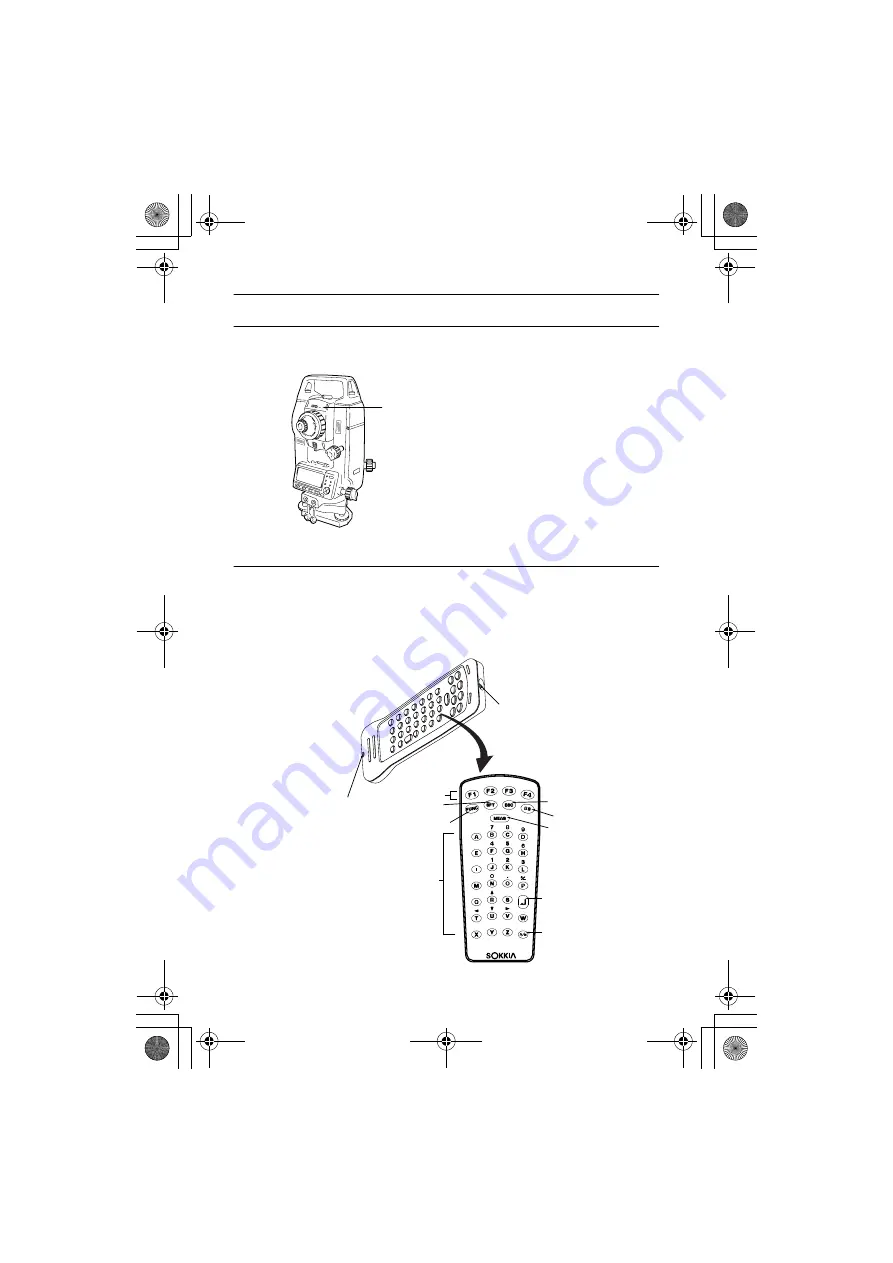 Sokkia 30R Series Operator'S Manual Download Page 20