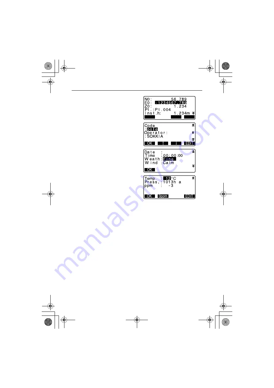 Sokkia 30R Series Operator'S Manual Download Page 100