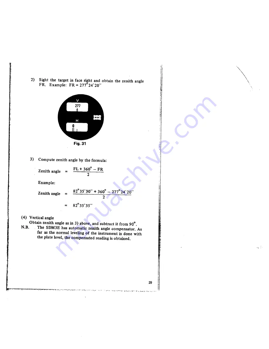 Sokkia SDM3E Operation Manual Download Page 32