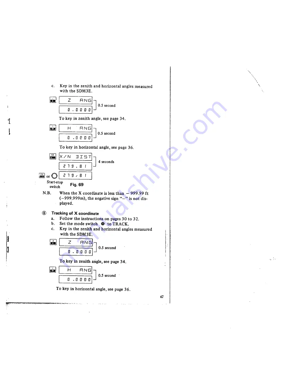 Sokkia SDM3E Operation Manual Download Page 50