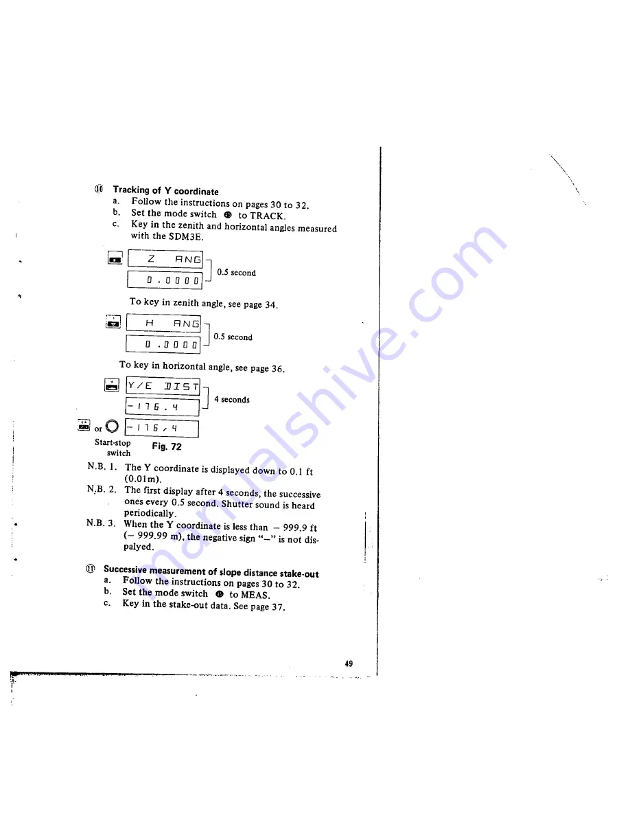 Sokkia SDM3E Operation Manual Download Page 52