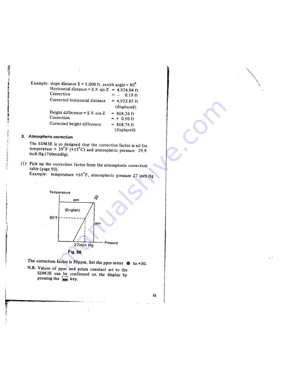 Sokkia SDM3E Operation Manual Download Page 64