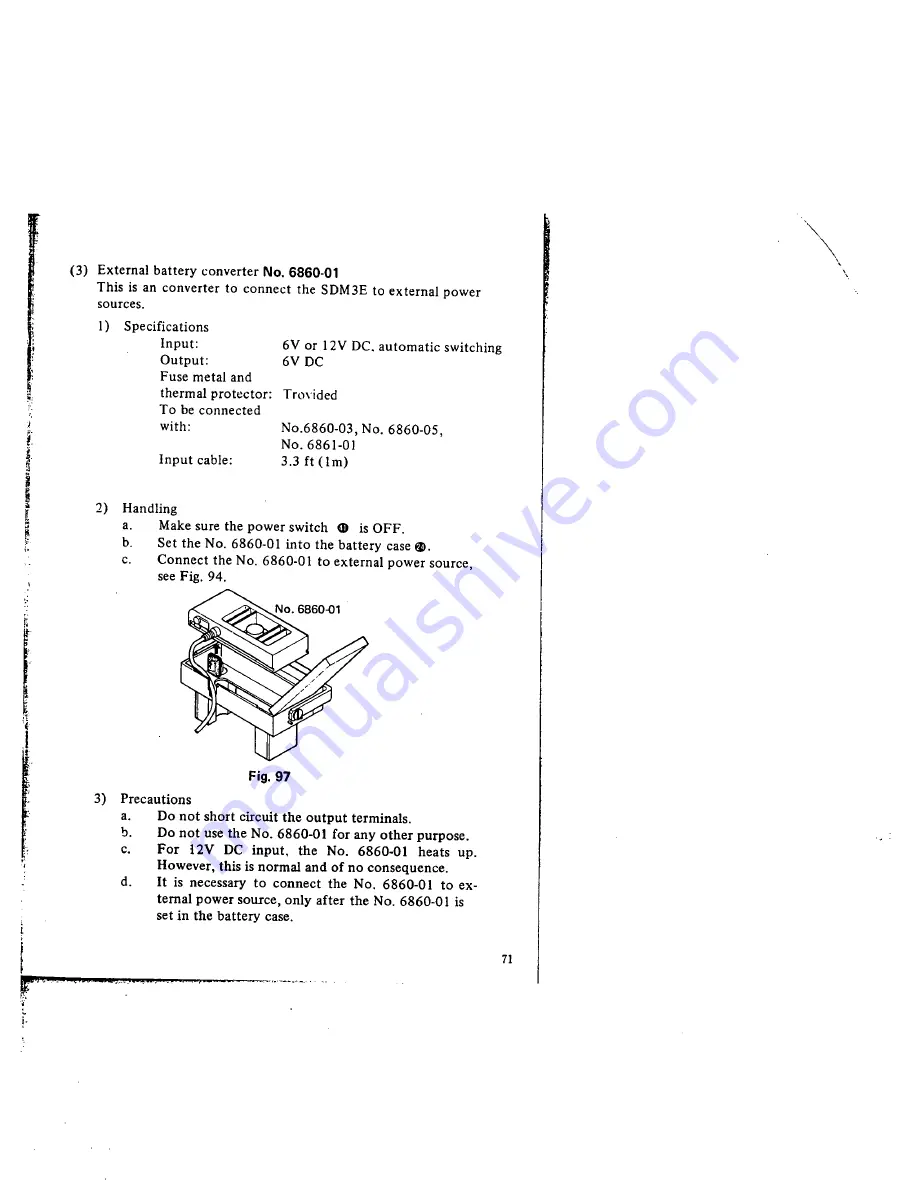 Sokkia SDM3E Operation Manual Download Page 74