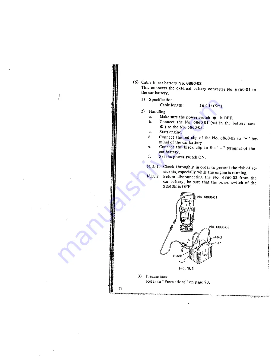 Sokkia SDM3E Operation Manual Download Page 77