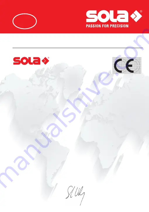 Sola RED DIGITAL Operating Instructions Manual Download Page 25