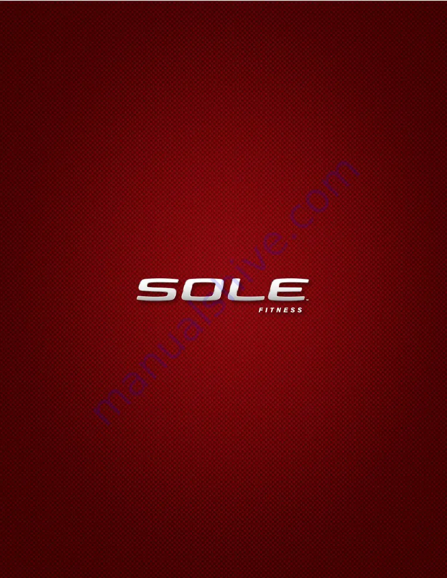 Sole Fitness 16008900850-1 Owner'S Manual Download Page 39