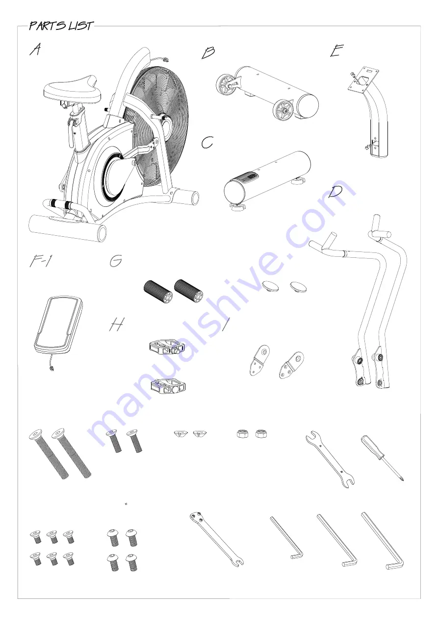 Sole Fitness SB800 AIR BIKE Owner'S Manual Download Page 7