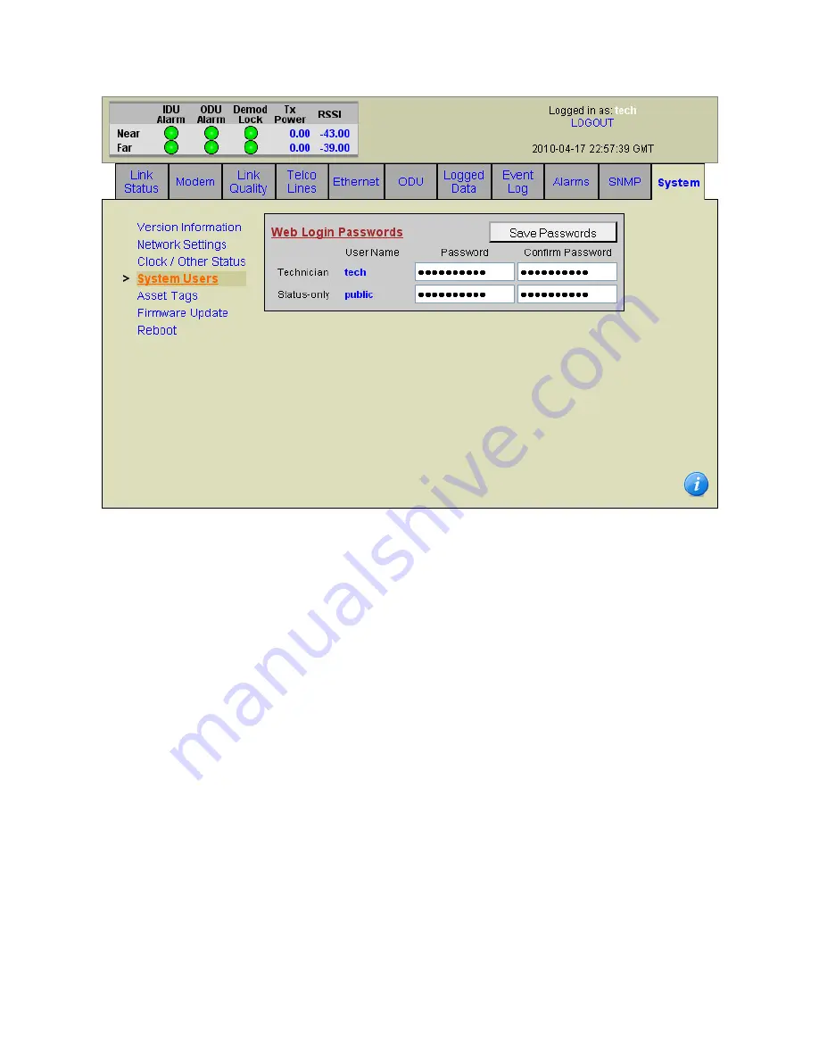 Solectek SKYWAY-LM Series User Manual Download Page 47