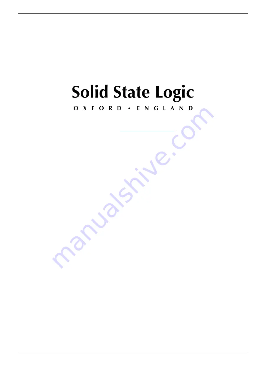 Solid State Logic L200 Installation Manual Download Page 45