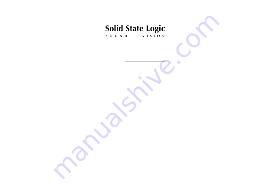 Solid State Logic MadiXtreme. Hi-speed MADI I/O Installation Manual Download Page 40