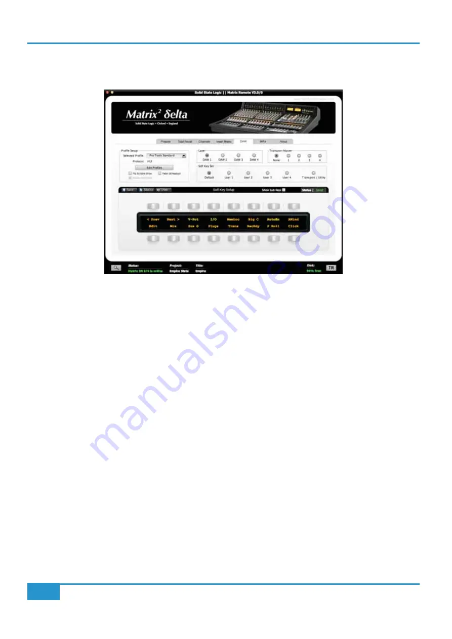 Solid State Logic Matrix2 Delta Owner'S Manual Download Page 118