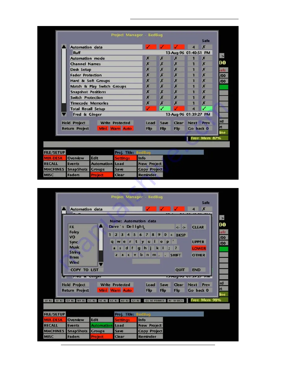 Solid State Logic SL 9000 J SERIES Operator'S Manual Download Page 283