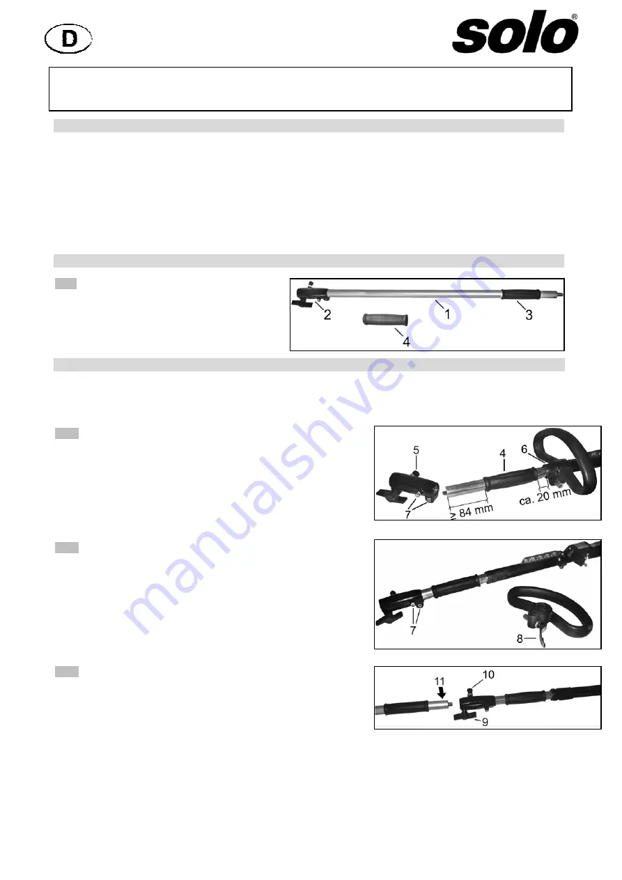 Solo 69 00 608 Assembly Instructions Download Page 1