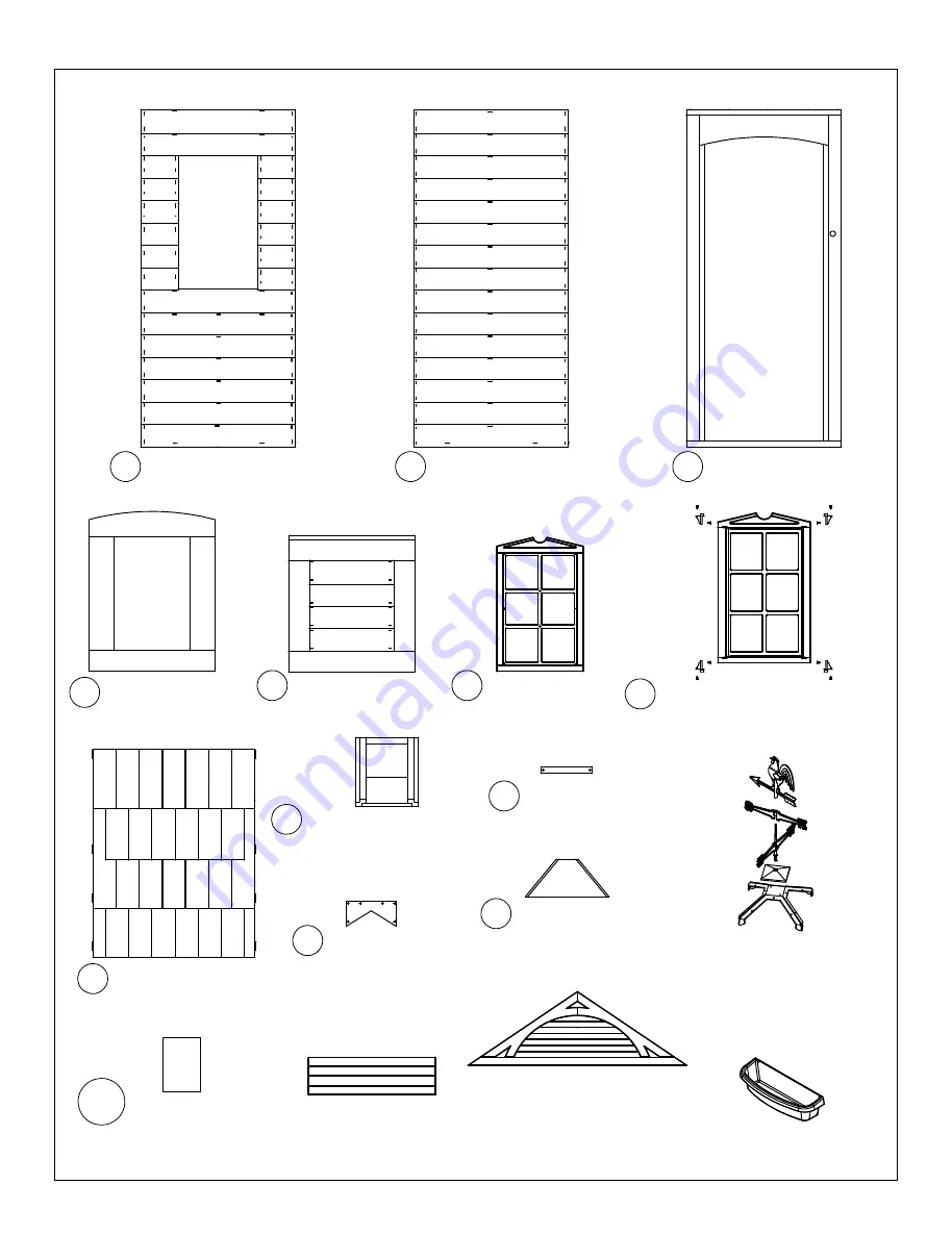 Solowave Design Big Backyard SAVANNAH PLAYHOUSE Assembly Instructions Manual Download Page 3